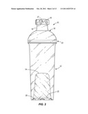 CONTAINER FOR DISPENSING FLUID diagram and image