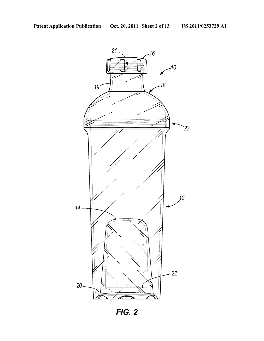 CONTAINER FOR DISPENSING FLUID - diagram, schematic, and image 03