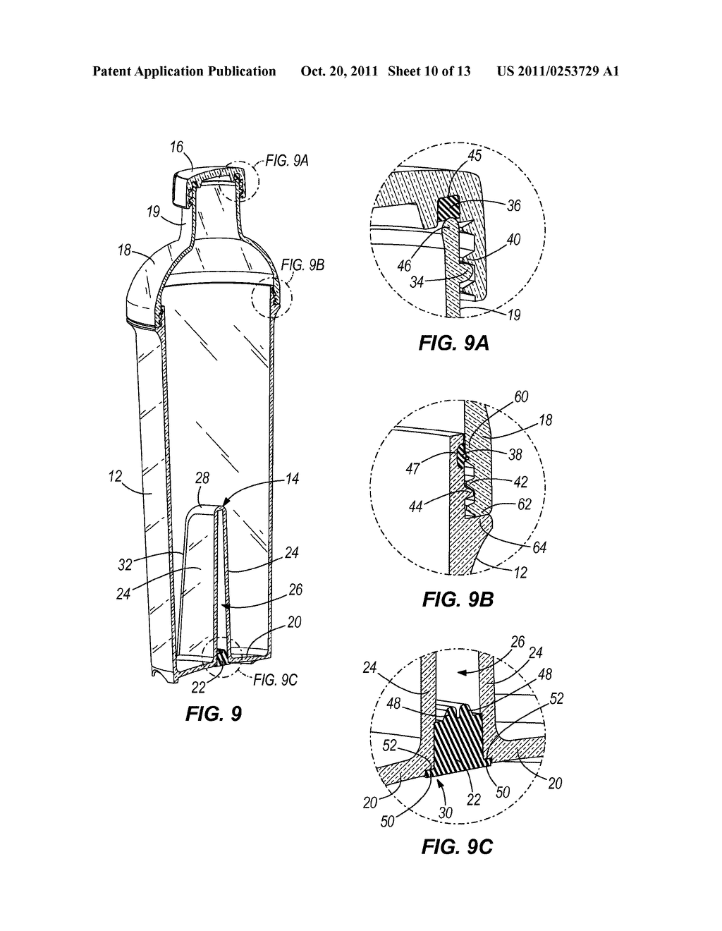 CONTAINER FOR DISPENSING FLUID - diagram, schematic, and image 11