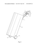 Hook handle assembly for golf bag diagram and image