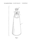 Perfume bottle sealing structure diagram and image