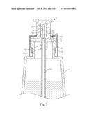 Perfume bottle sealing structure diagram and image