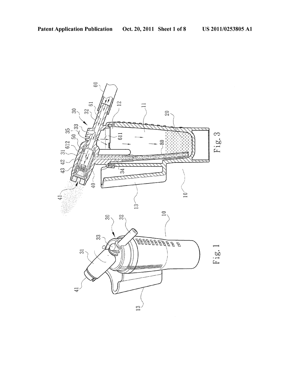 Atomized Cleaning Device and Method for Atomizing Air Current - diagram, schematic, and image 02