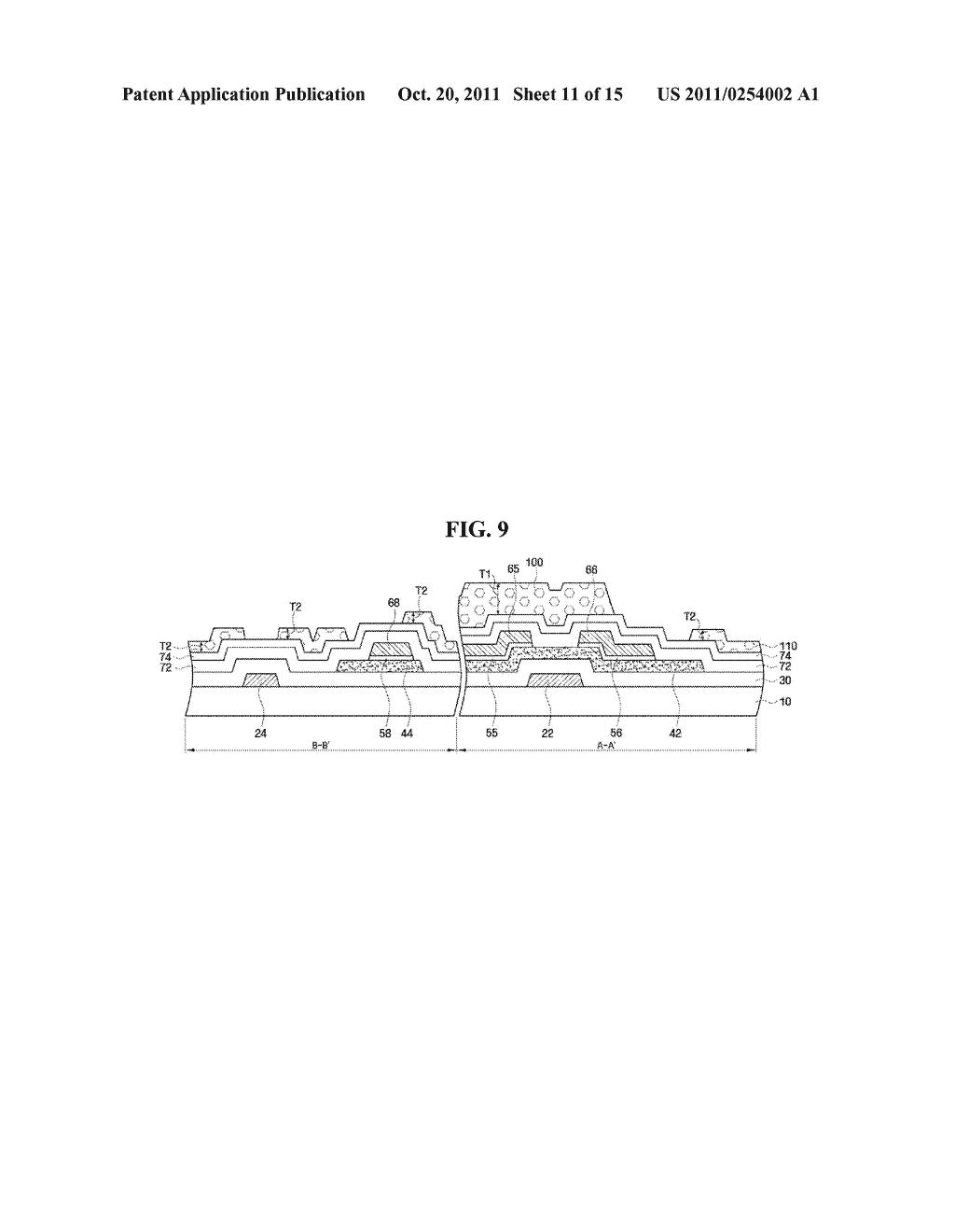 DISPLAY SUBSTRATE AND METHOD OF FABRICATING THE SAME - diagram, schematic, and image 12