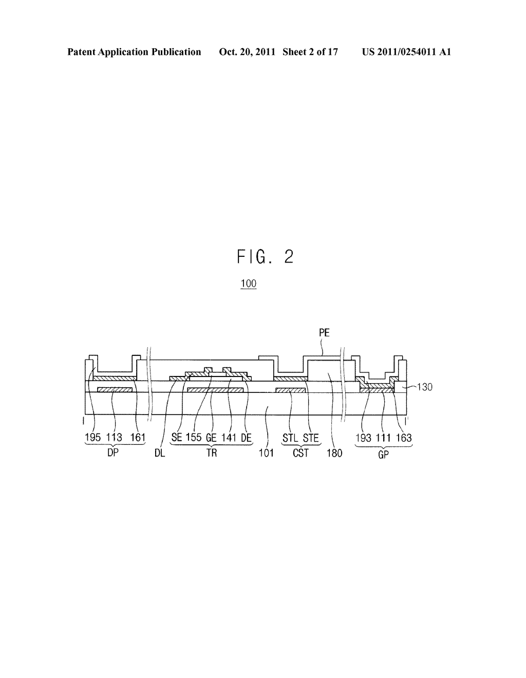 DISPLAY SUBSTRATE AND METHOD OF MANUFACTURING THE SAME - diagram, schematic, and image 03