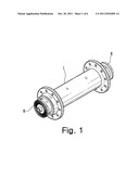 Reduced size and light weight hub dynamo of bicycle diagram and image