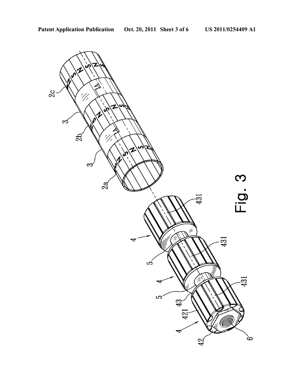 Reduced size and light weight hub dynamo of bicycle - diagram, schematic, and image 04