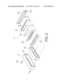 ALARM LIGHT DEVICE HAVING LAMPS EMBEDDED IN OPENINGS diagram and image