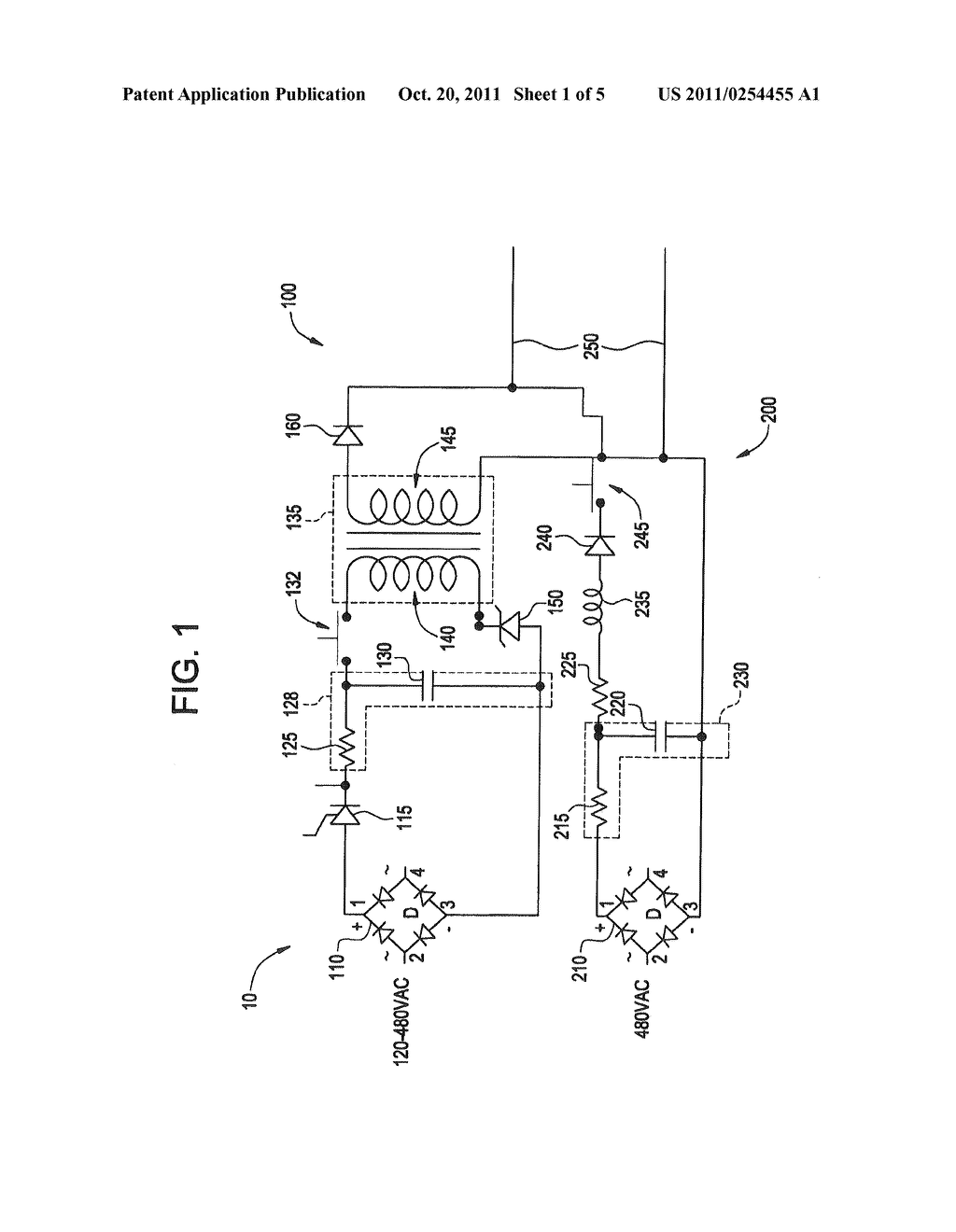 DUAL POWER SOURCE PULSE GENERATOR FOR A TRIGGERING SYSTEM - diagram, schematic, and image 02