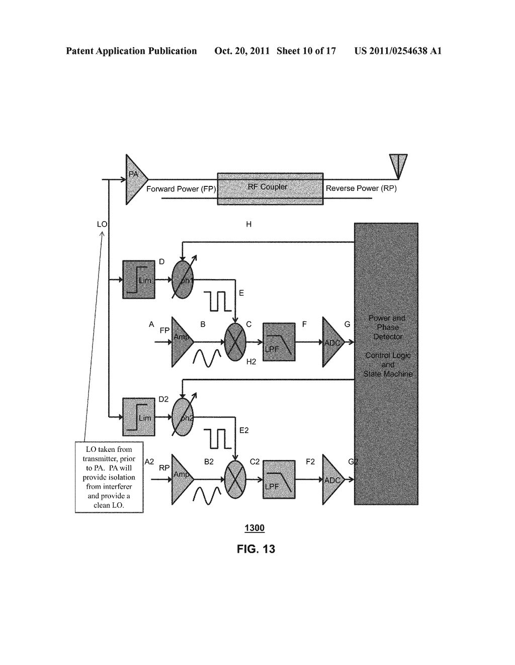 METHOD AND APPARATUS FOR MANAGING INTERFERENCE IN A COMMUNICATION DEVICE - diagram, schematic, and image 11