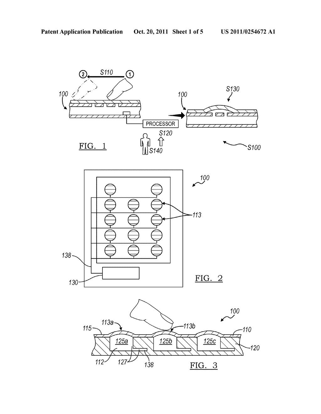 Method for Actuating a Tactile Interface Layer - diagram, schematic, and image 02