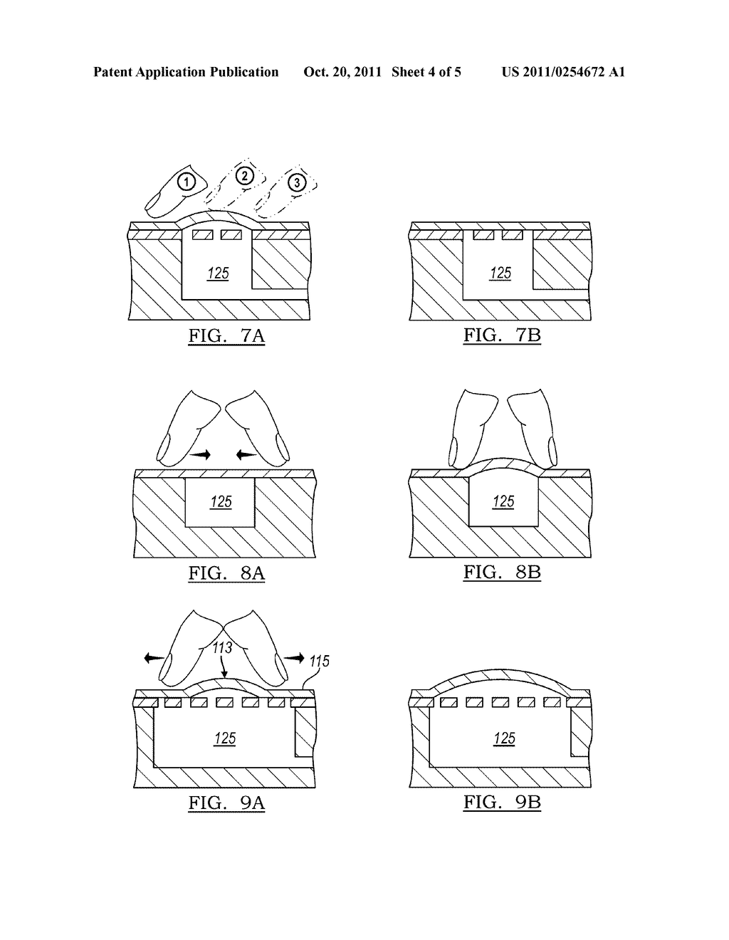 Method for Actuating a Tactile Interface Layer - diagram, schematic, and image 05