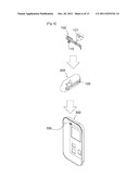 INSERT TYPE ANTENNA MODULE FOR PORTABLE TERMINAL AND METHOD FOR     MANUFACTURING THE SAME diagram and image