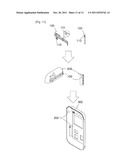 INSERT TYPE ANTENNA MODULE FOR PORTABLE TERMINAL AND METHOD FOR     MANUFACTURING THE SAME diagram and image