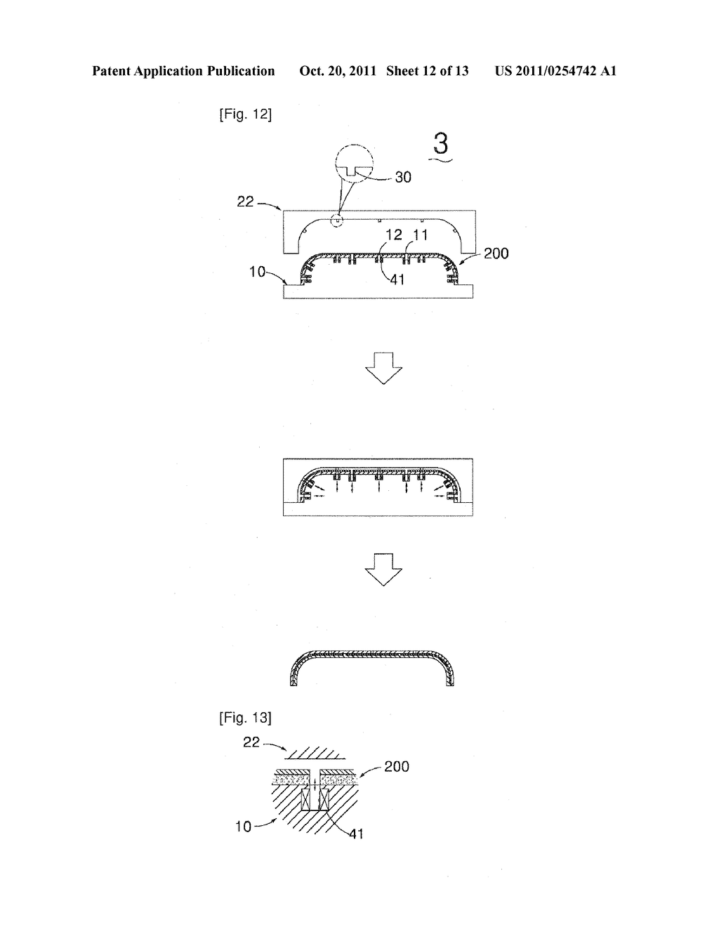 INSERT TYPE ANTENNA MODULE FOR PORTABLE TERMINAL AND METHOD FOR     MANUFACTURING THE SAME - diagram, schematic, and image 13