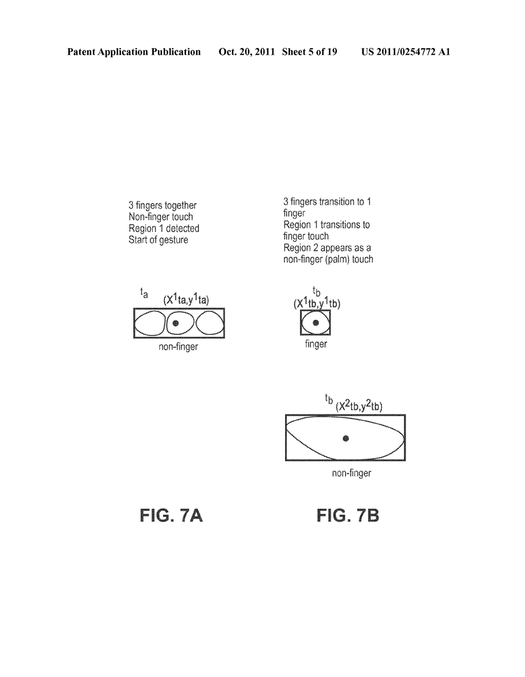 TECHNIQUES FOR RECOGNIZING MOVEMENT OF ONE OR MORE TOUCHES ACROSS A     LOCATION ON A KEYBOARD GRID ON A TOUCH PANEL INTERFACE - diagram, schematic, and image 06