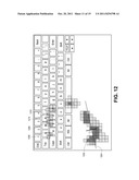 TECHNIQUES FOR RECOGNIZING A SERIES OF TOUCHES WITH VARYING INTENSITY OR     ANGLE OF DESCENDING ON A TOUCH PANEL INTERFACE diagram and image