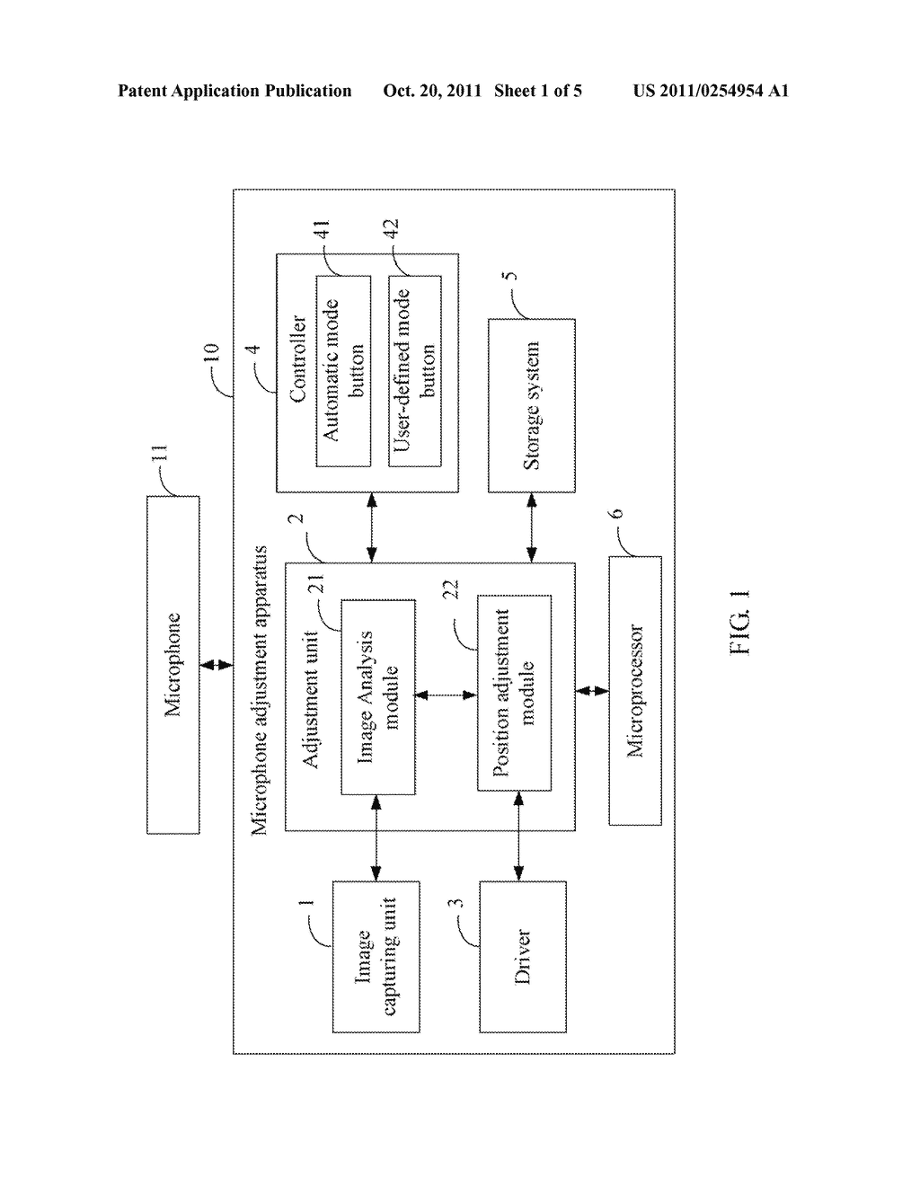 APPARATUS AND METHOD FOR AUTOMATICALLY ADJUSTING POSITIONS OF MICROPHONE - diagram, schematic, and image 02