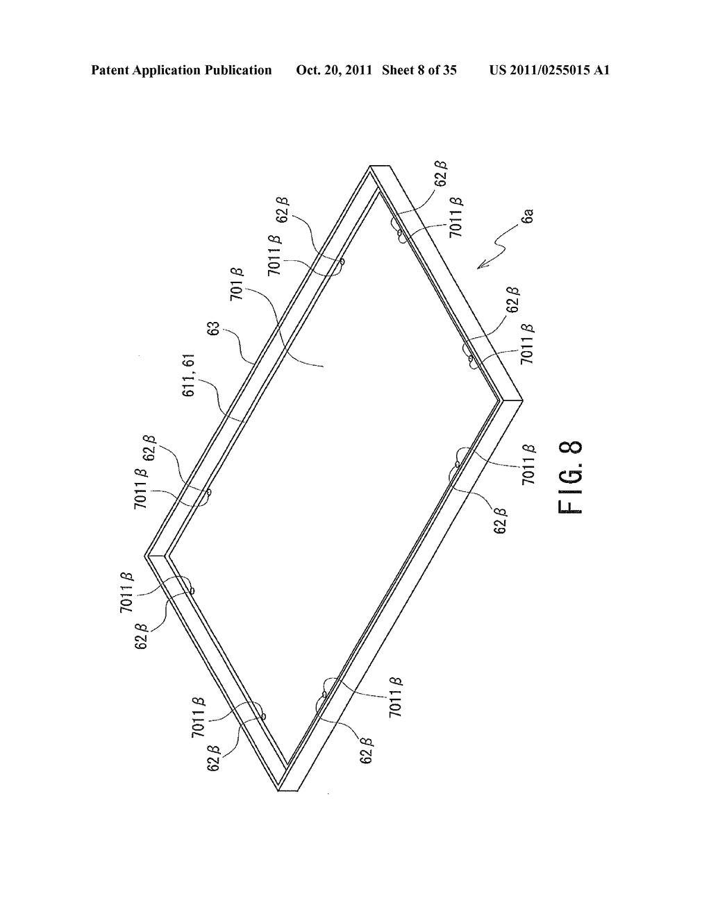 FRAME, LIGHT SOURCE DEVICE, DISPLAY DEVICE, AND TELEVISION RECEIVER - diagram, schematic, and image 09