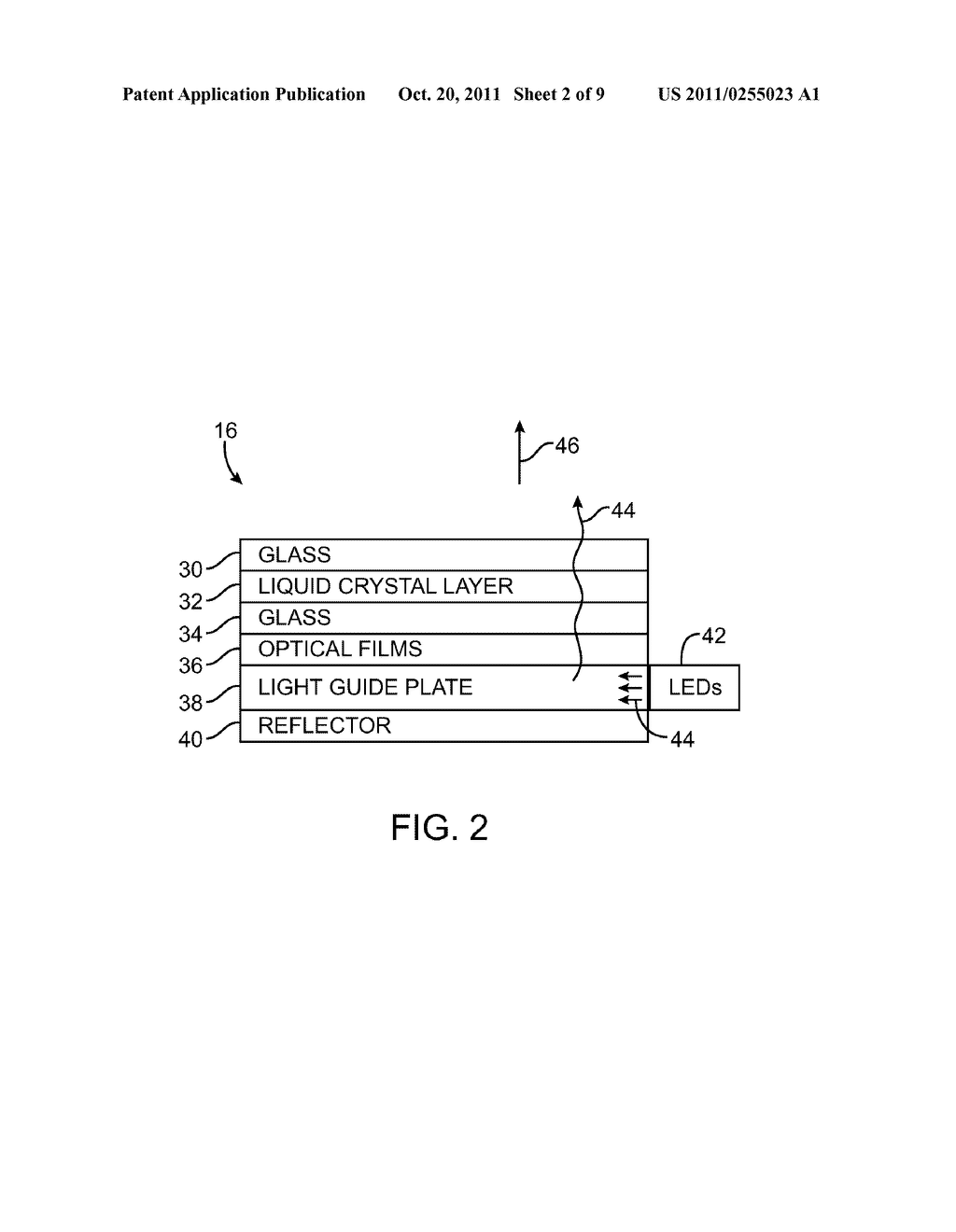 ELECTRONIC DEVICE DISPLAY STRUCTURES WITH CONTROLLED CHASSIS REFLECTIONS - diagram, schematic, and image 03