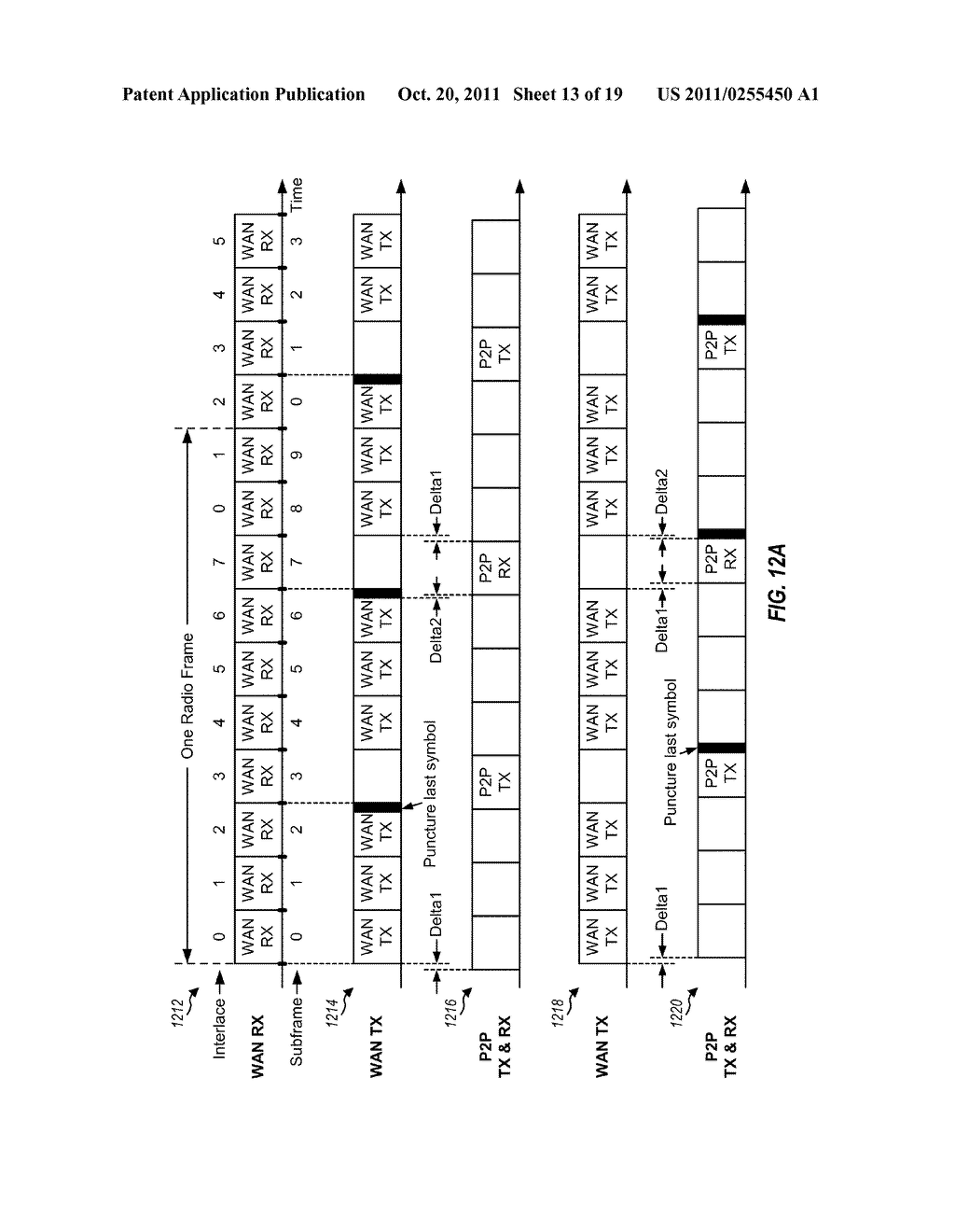 MULTIPLEXING OF PEER-TO-PEER (P2P) COMMUNICATION AND WIDE AREA NETWORK     (WAN) COMMUNICATION - diagram, schematic, and image 14