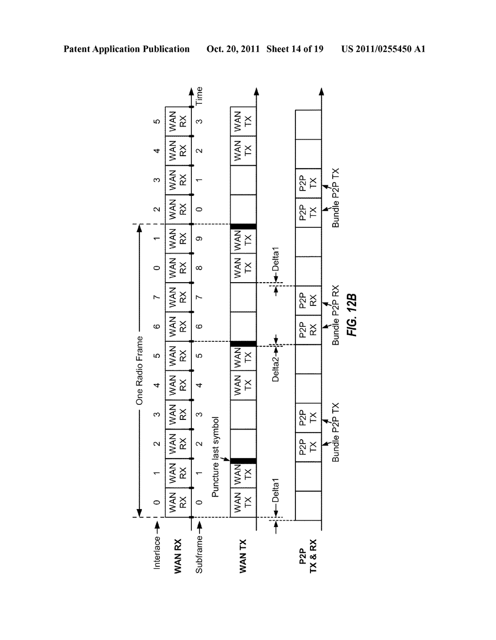 MULTIPLEXING OF PEER-TO-PEER (P2P) COMMUNICATION AND WIDE AREA NETWORK     (WAN) COMMUNICATION - diagram, schematic, and image 15