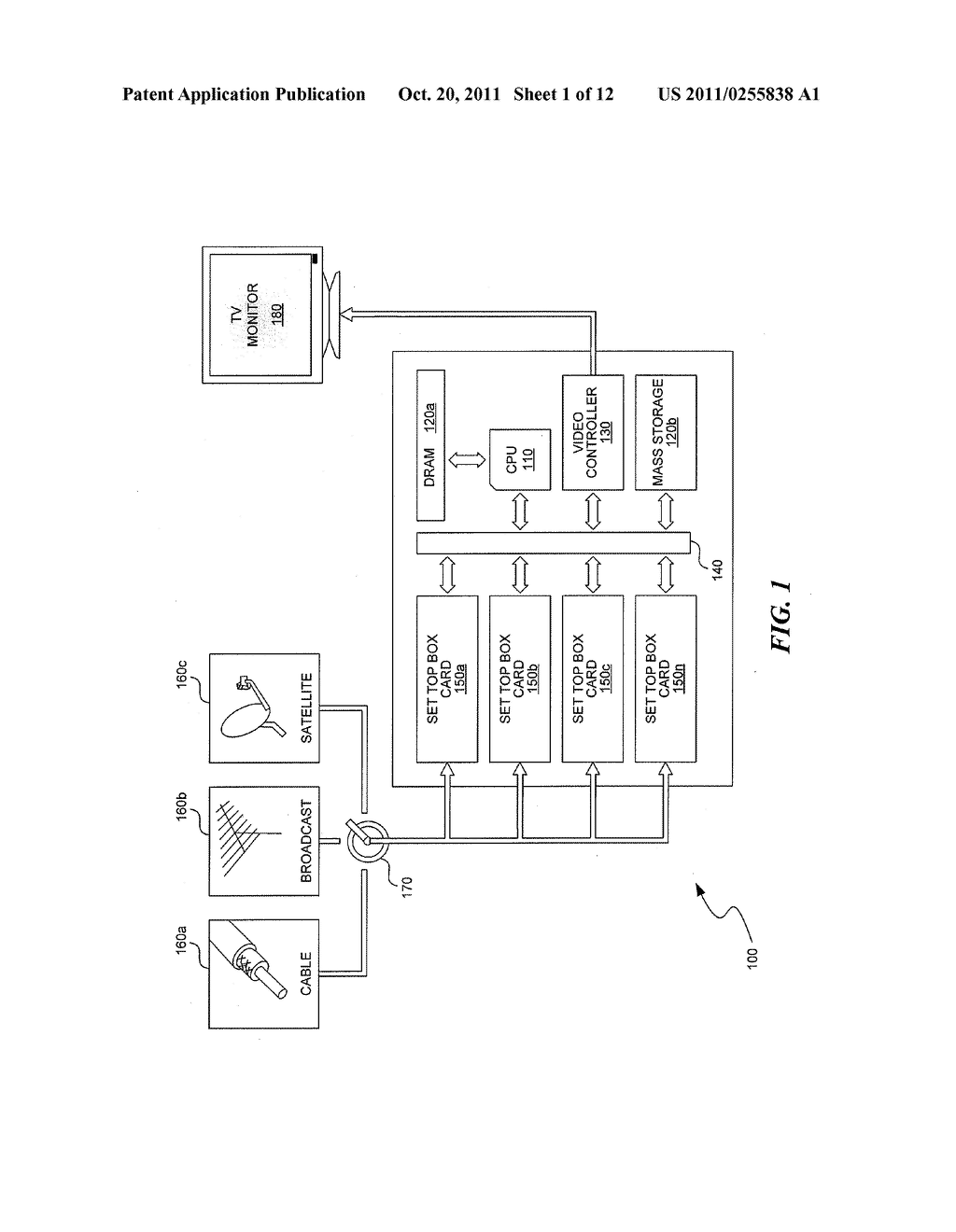 SYSTEMS AND METHODS FOR STORING A PLURALITY OF VIDEO STREAMS ON     RE-WRITABLE RANDOM-ACCESS MEDIA AND TIME- AND CHANNEL-BASED RETRIEVAL     THEREOF - diagram, schematic, and image 02