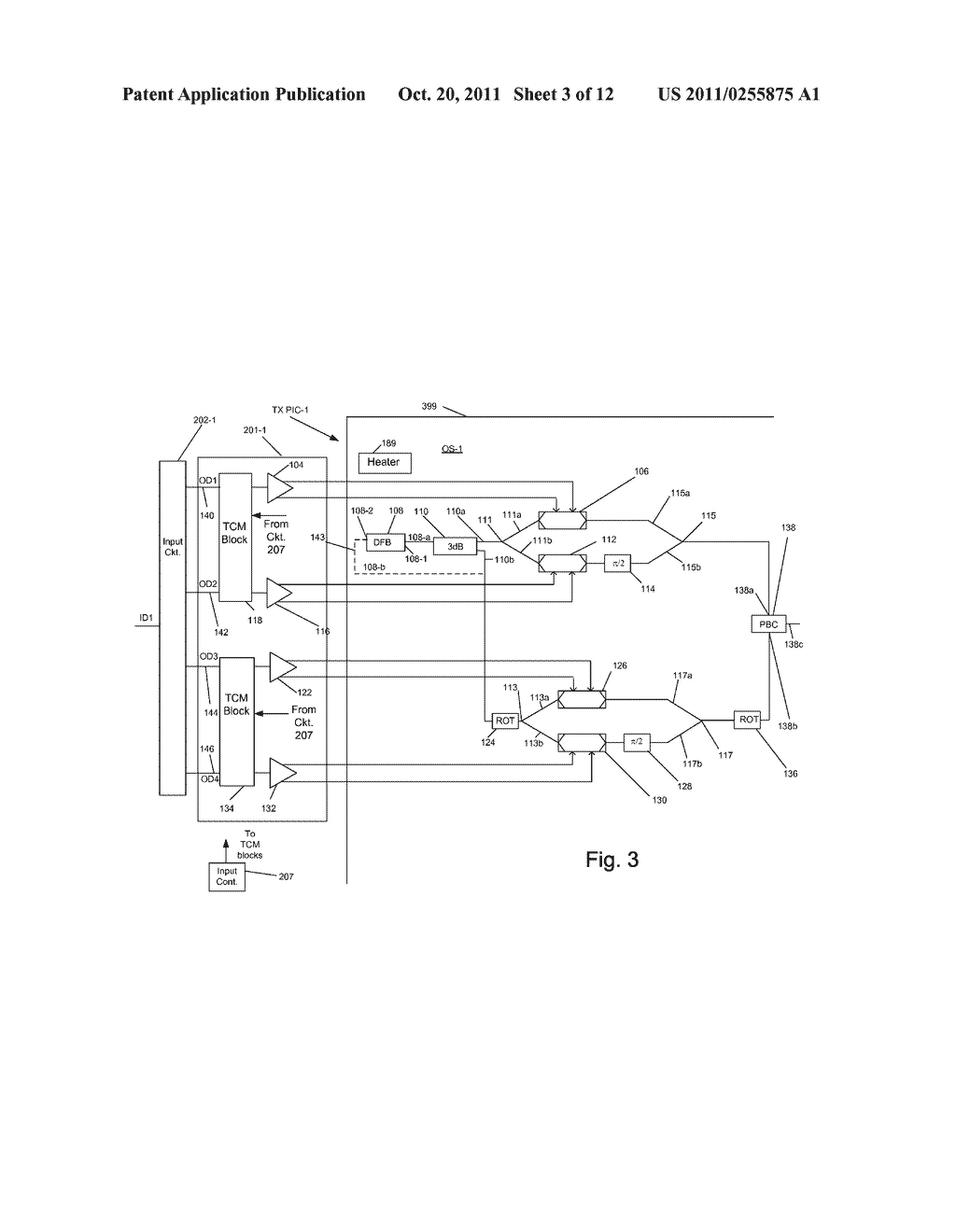 DUAL RATE QPSK/TCM-QPSK OPTICAL MODULATION - diagram, schematic, and image 04