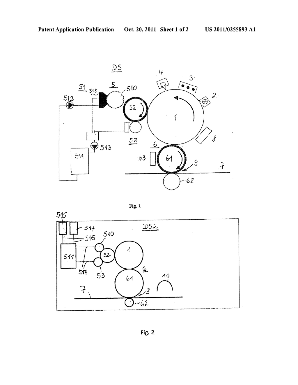 METHOD AND APPARATUS TO OPTIMIZE THE TRANSFER OF DEVELOPER FLUID IN AN     ELECTROPHORETIC PRINTING APPARATUS - diagram, schematic, and image 02