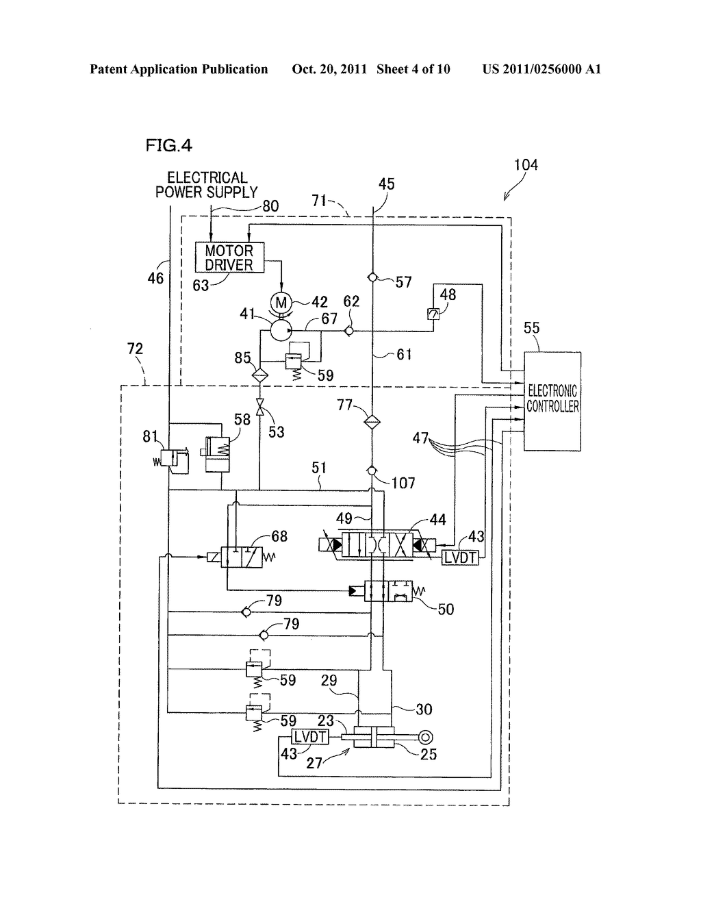 LOCAL BACKUP HYDRAULIC ACTUATOR FOR AIRCRAFT CONTROL SYSTEMS - diagram, schematic, and image 05