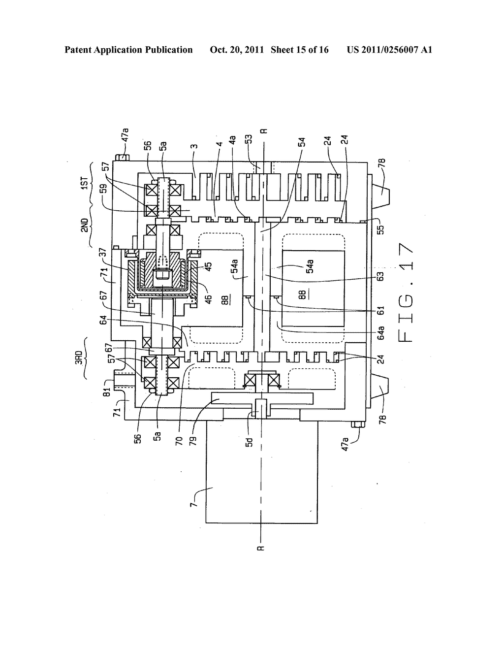 Three stage scroll vacuum pump - diagram, schematic, and image 16