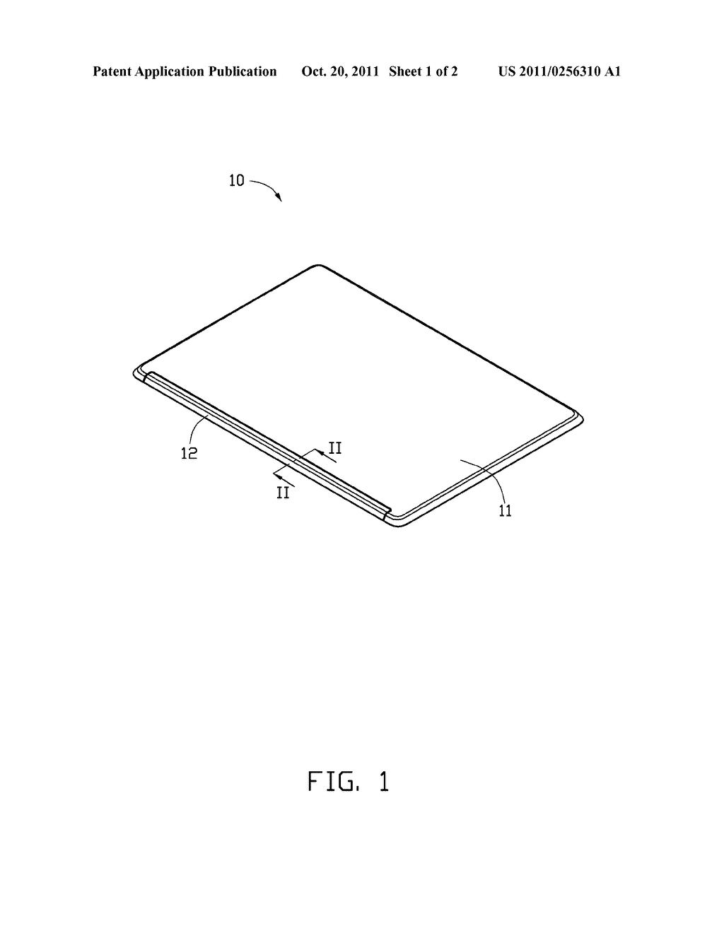 METHOD FOR MANUFACTURING INSERT-MOLDED COVER - diagram, schematic, and image 02