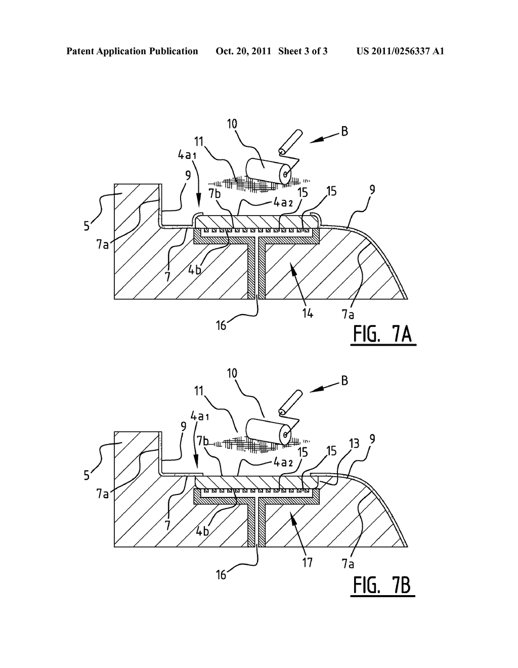 Method and Mould for Making a Part of a Vessel - diagram, schematic, and image 04