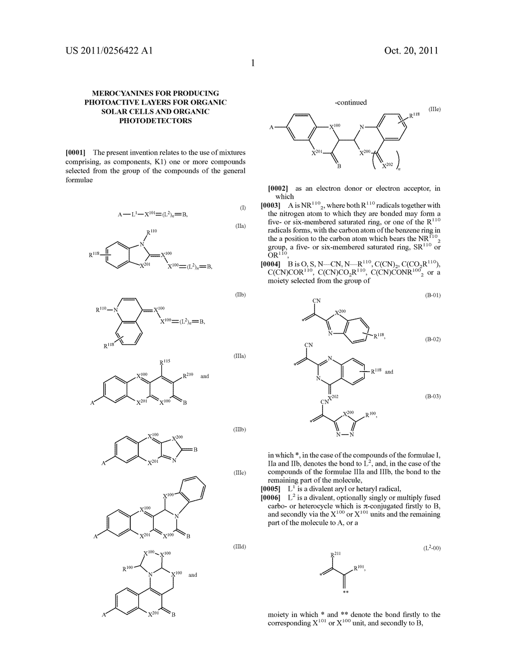 MEROCYANINES FOR PRODUCING PHOTOACTIVE LAYERS FOR ORGANIC SOLAR CELLS AND     ORGANIC PHOTODETECTORS - diagram, schematic, and image 02