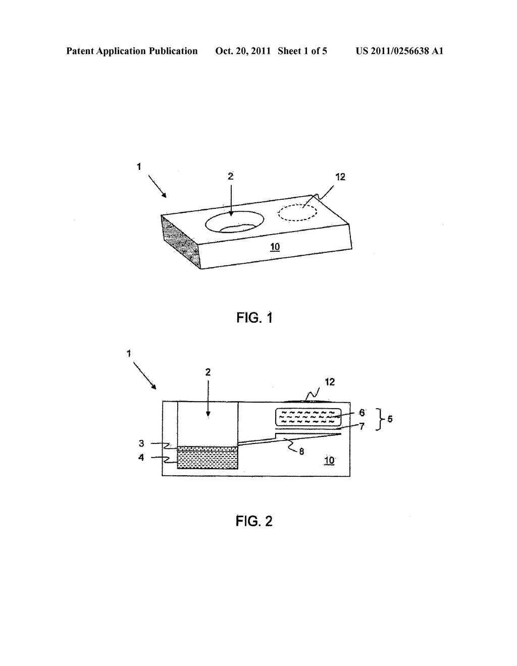 DOWNWARD OR VERTICAL FLOW DIAGNOSTIC DEVICE AND ASSAY - diagram, schematic, and image 02