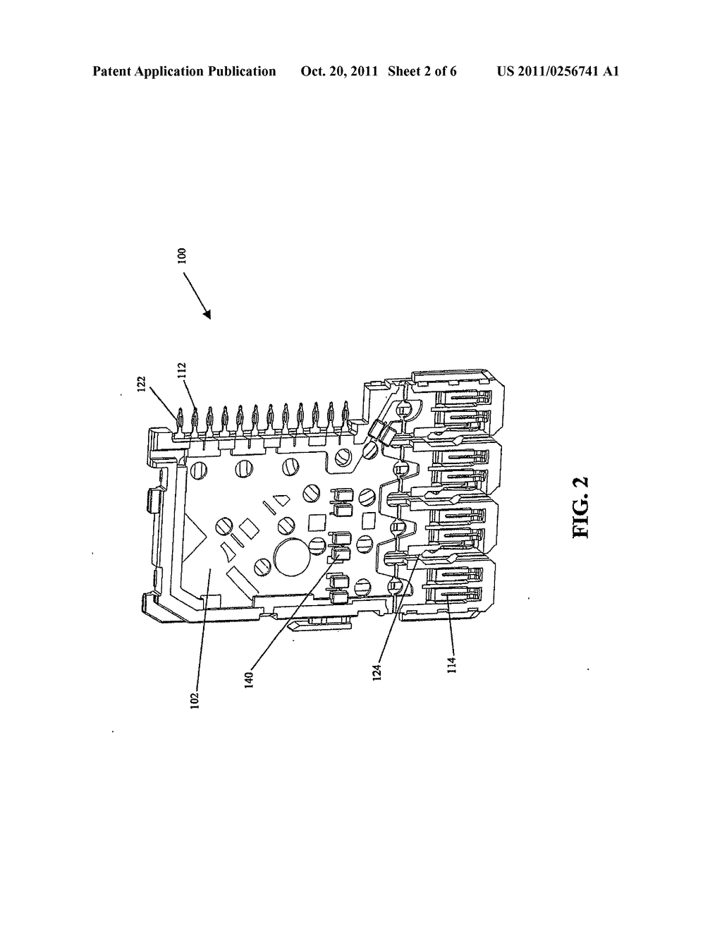 ELECTRICAL CONNECTOR INCORPORATING PASSIVE CIRCUIT ELEMENTS - diagram, schematic, and image 03