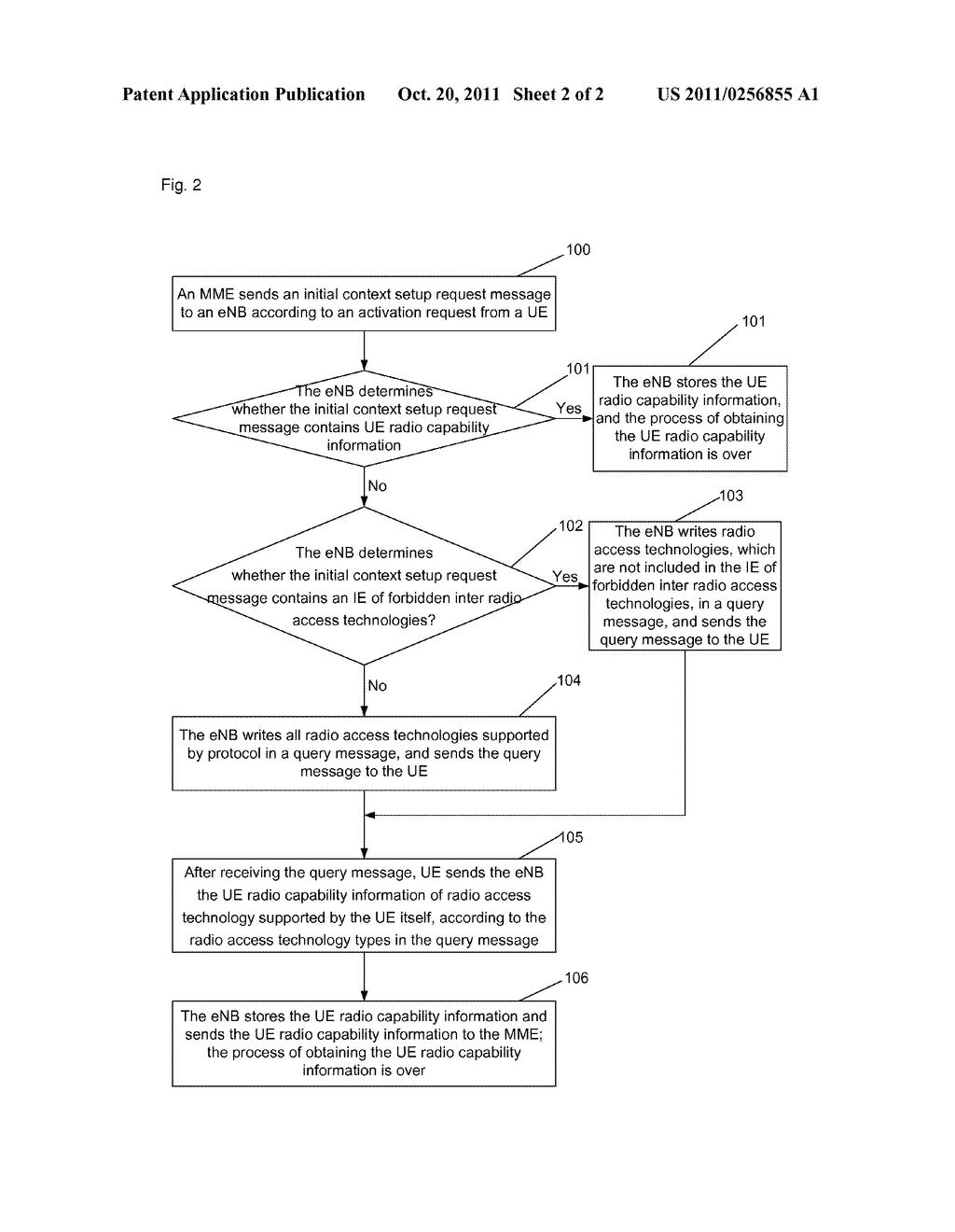 Method for base station to obtain radio capability information of user     equipment in long term evolution system - diagram, schematic, and image 03