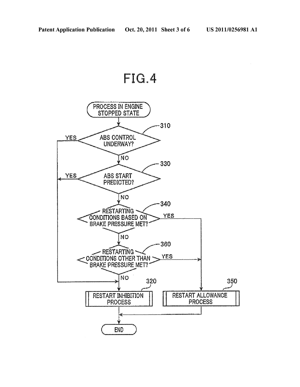 APPARATUS FOR CONTROLLING AUTOMATIC STOP AND RESTART OF ENGINE - diagram, schematic, and image 04
