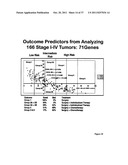 METHODS FOR IDENTIFYING GENES WHICH PREDICT DISEASE OUTCOME FOR PATIENTS     WITH COLON CANCER diagram and image