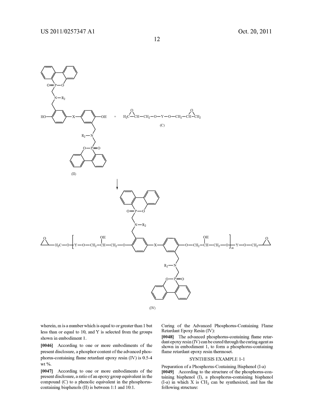 Phosphorus-containing benzoxazine-based bisphenols, derivatives thereof,     and preparing method for the same - diagram, schematic, and image 16