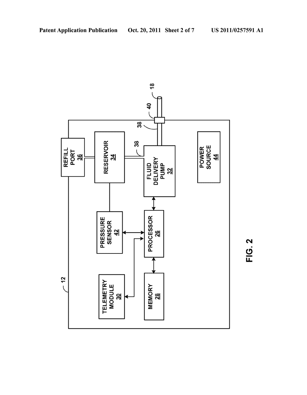 VOLUME MONITORING FOR IMPLANTABLE FLUID DELIVERY DEVICES - diagram, schematic, and image 03