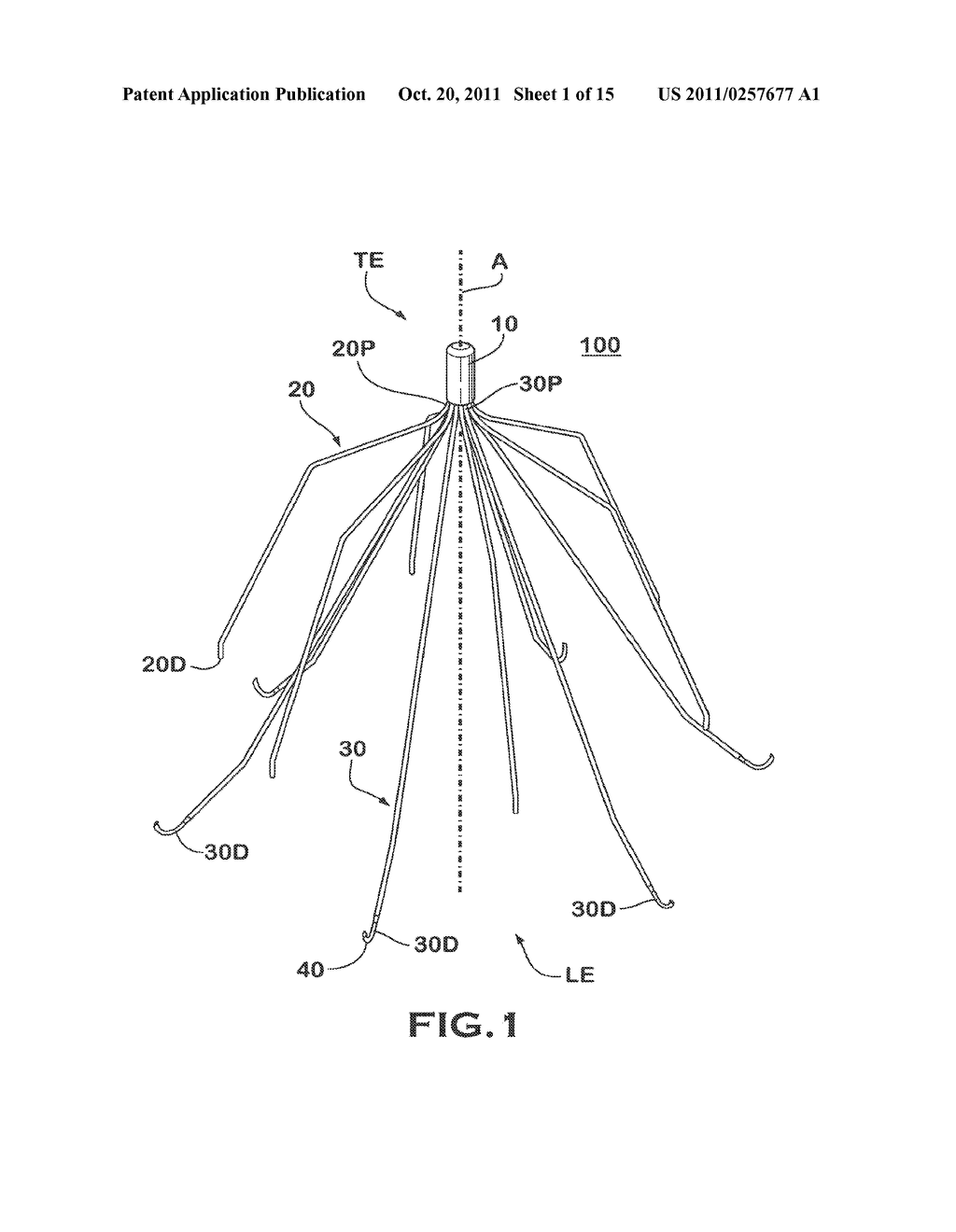 REMOVABLE EMBOLUS BLOOD CLOT FILTER - diagram, schematic, and image 02