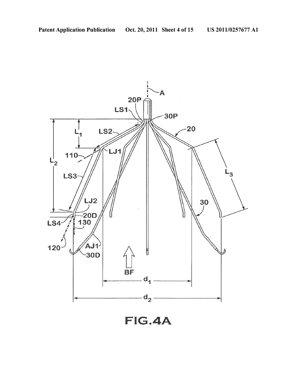 REMOVABLE EMBOLUS BLOOD CLOT FILTER - diagram, schematic, and image 05