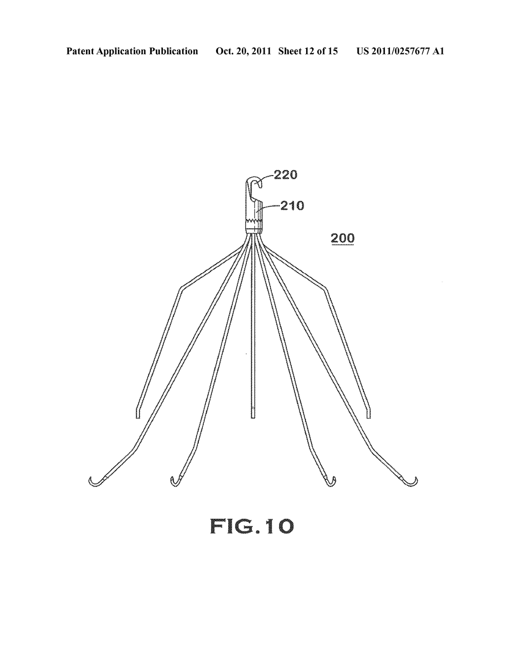 REMOVABLE EMBOLUS BLOOD CLOT FILTER - diagram, schematic, and image 13