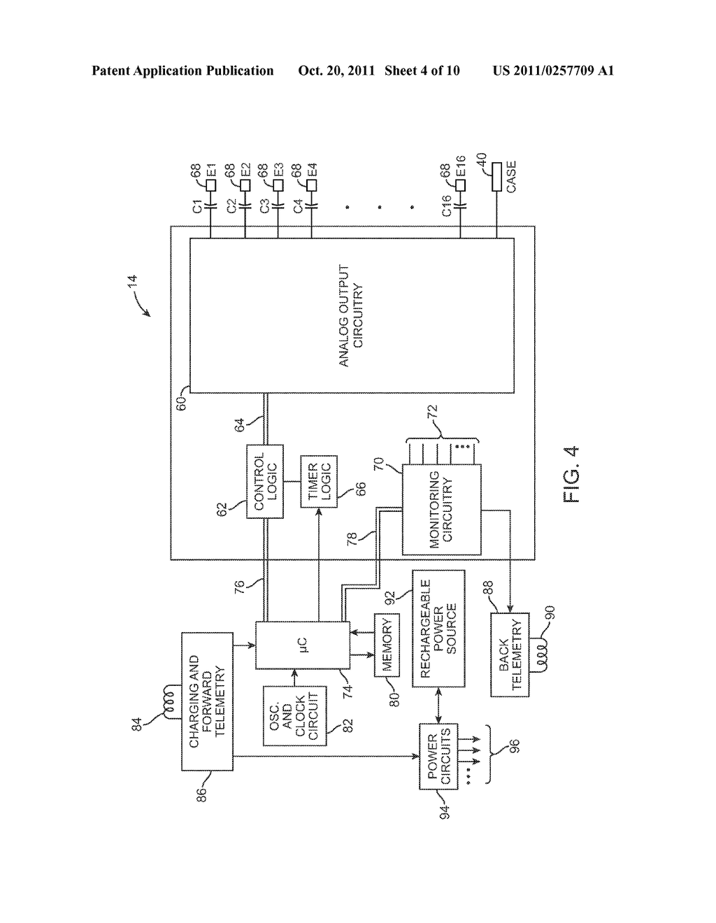 METHOD AND APPARATUS FOR MODIFYING NEUROSTIMULATION LINEAR LEAD SHAPE TO     CORRECT LEAD MIGRATION - diagram, schematic, and image 05