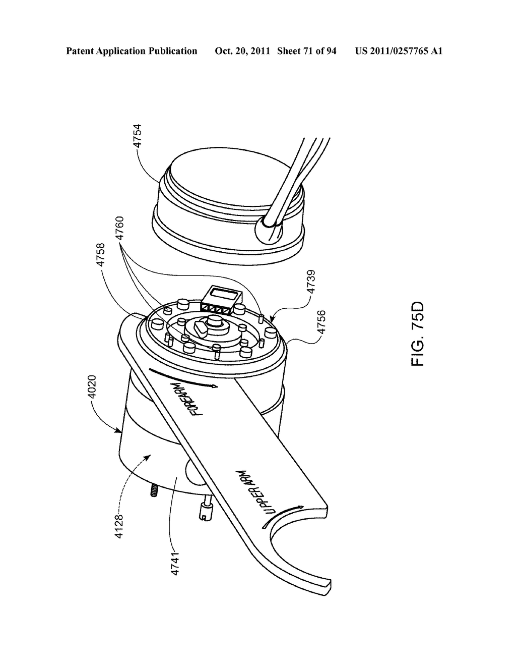 ARM PROSTHETIC DEVICE - diagram, schematic, and image 72