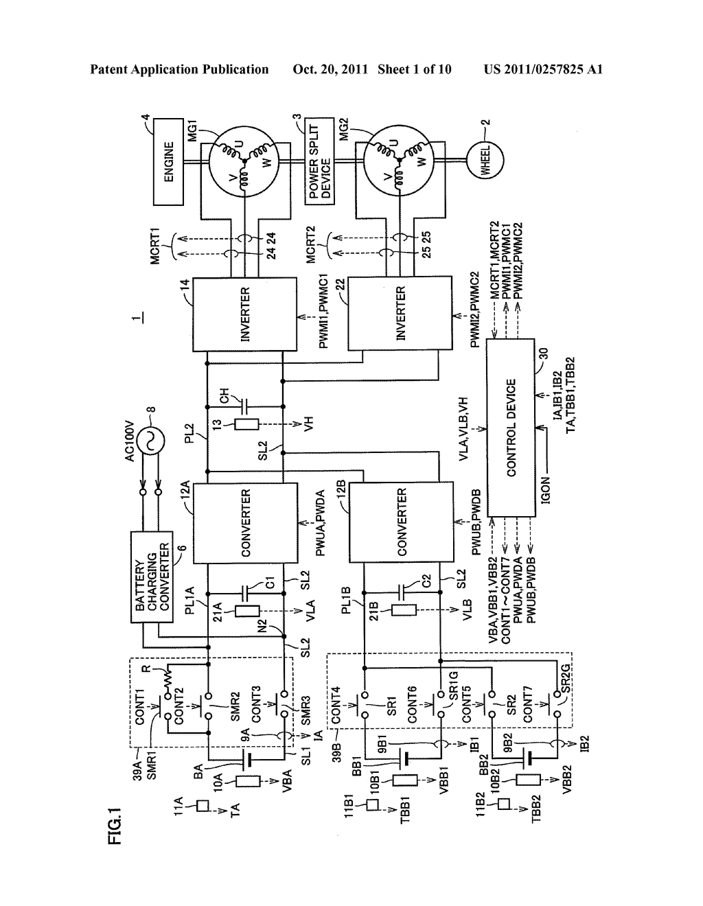 POWER SUPPLY SYSTEM FOR ELECTRICALLY POWERED VEHICLE AND METHOD FOR     CONTROLLING THE SAME - diagram, schematic, and image 02