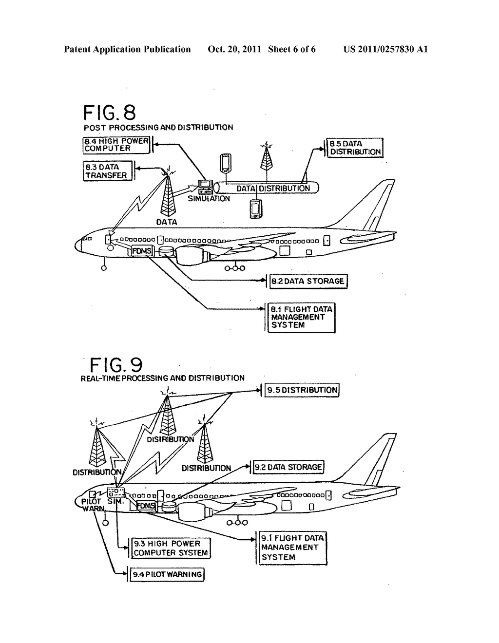 Method and device of calculating aircraft braking friction and other     relating landing performance parameters based on the data  received from     aircraft's on board flight data management system - diagram, schematic, and image 07