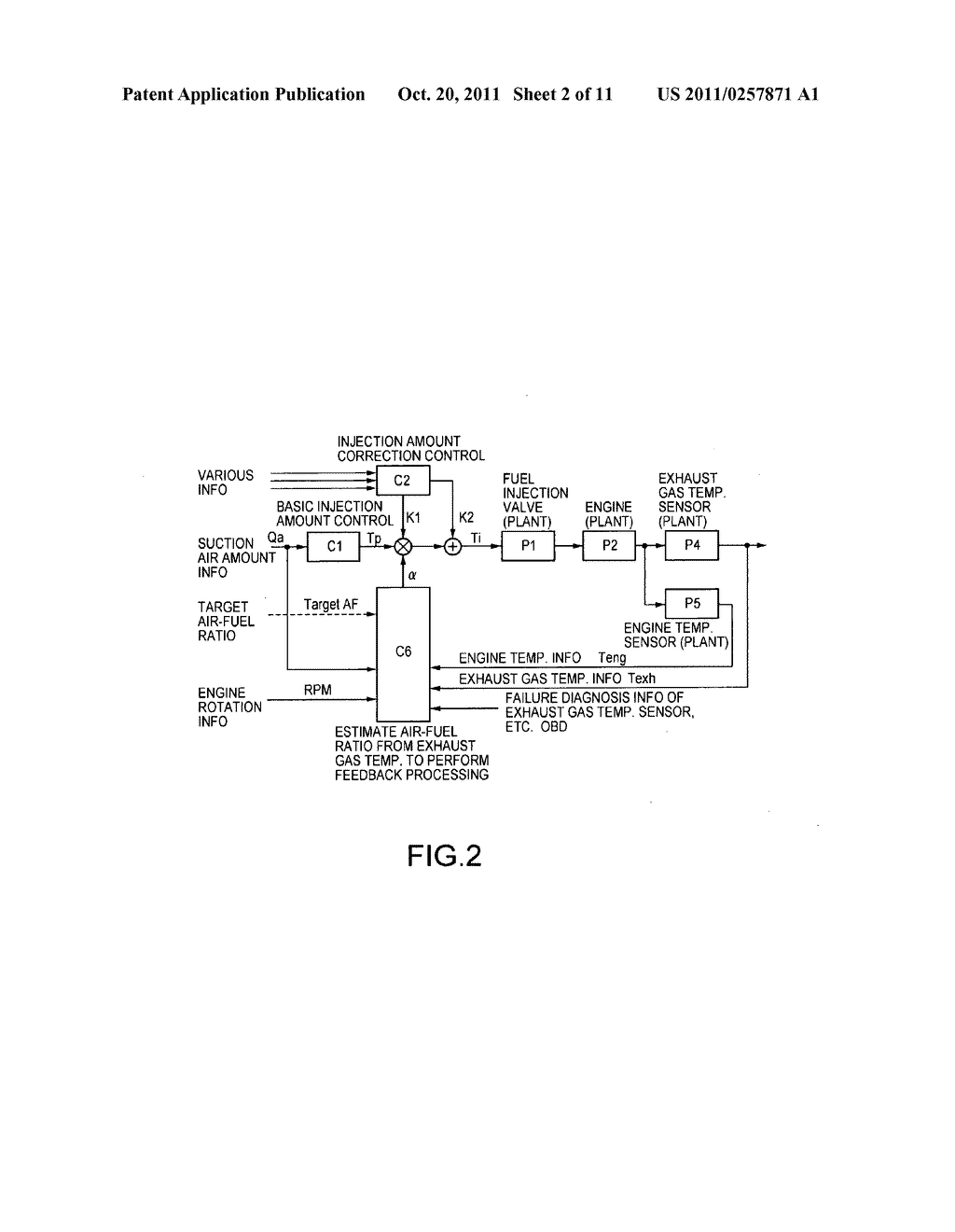 Air fuel ratio control device of engine - diagram, schematic, and image 03