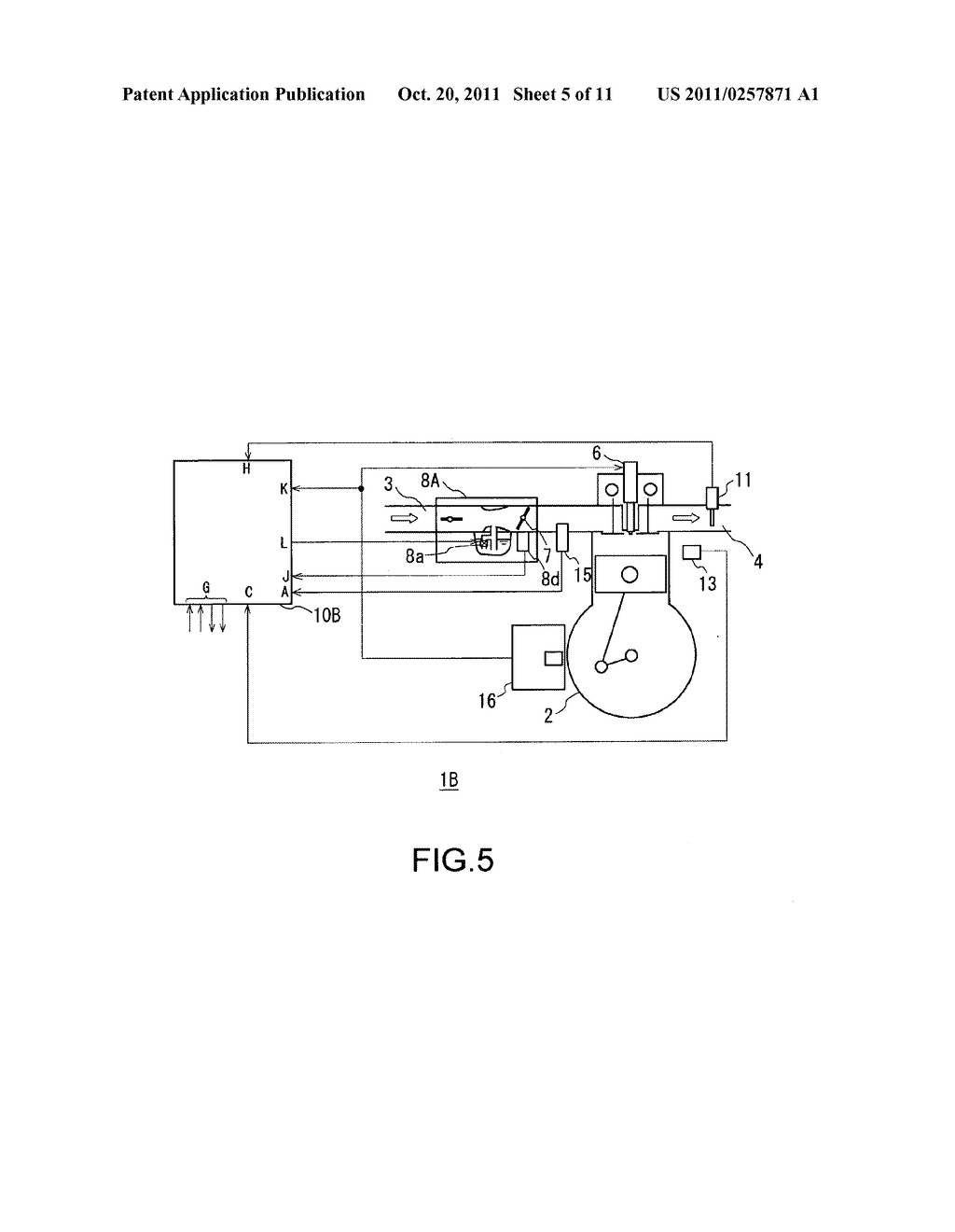 Air fuel ratio control device of engine - diagram, schematic, and image 06